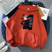 Yuji Itadori Hoodie brick red